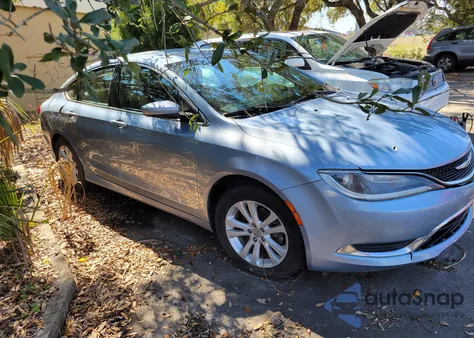 2015 Chrysler 200 Limited из США, поврежденный, VIN 1C3CCCAB0FN656088